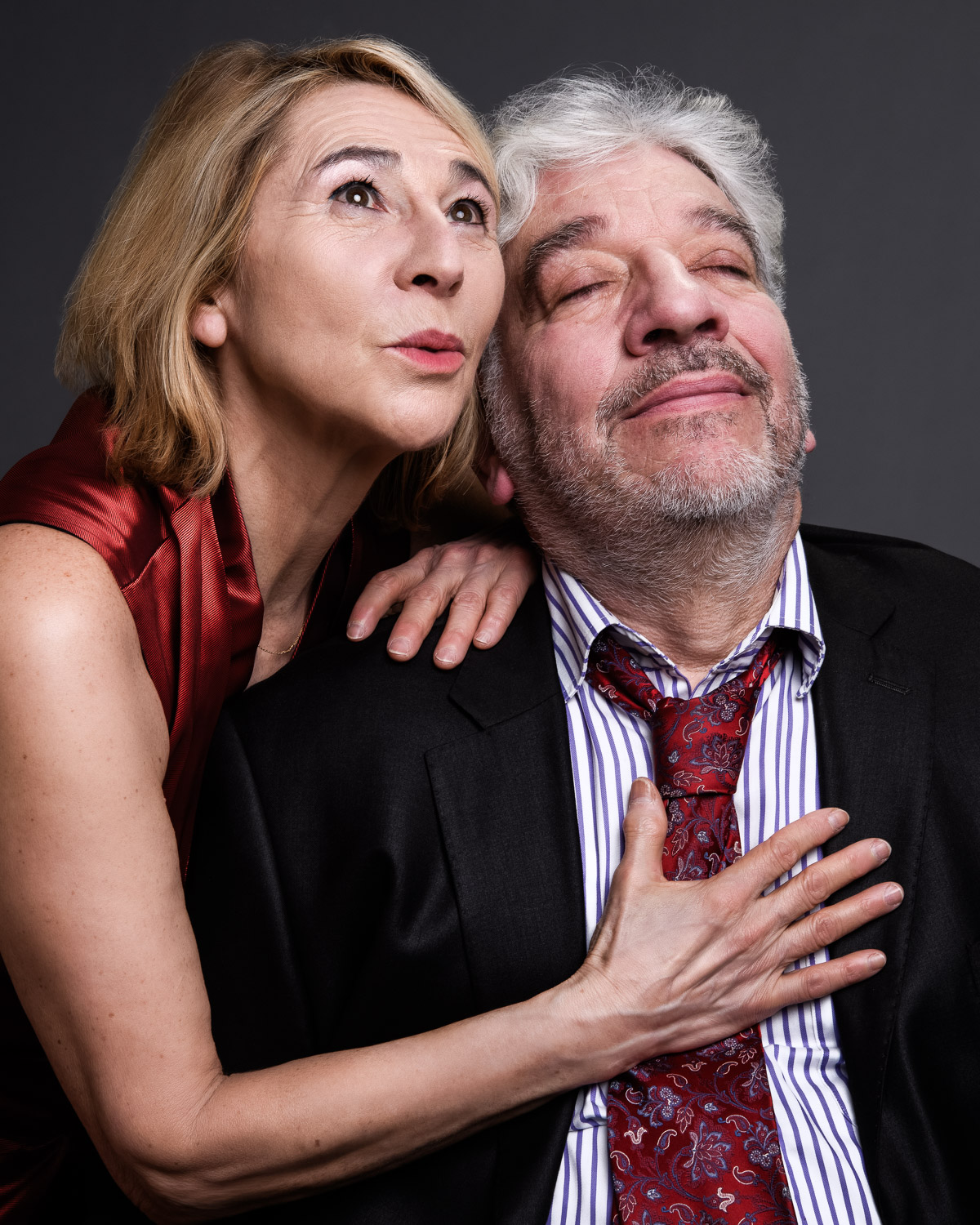 ValÃÂ©rie Troisier et David Beaulieu, comÃÂ©diens compagnons de scÃÂ¨ne